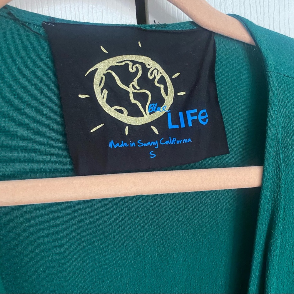 Blue Life Romper Kimono Sleeve - Picture 5 of 7